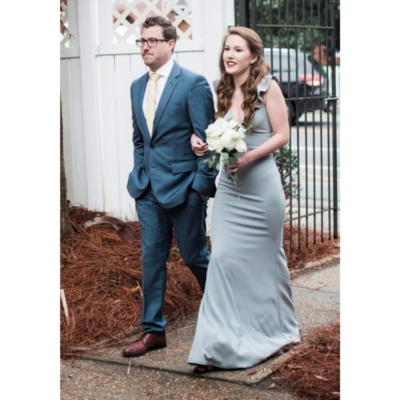 | lulu's perfect opportunity grey maxi dress | - Picture 7 of 7